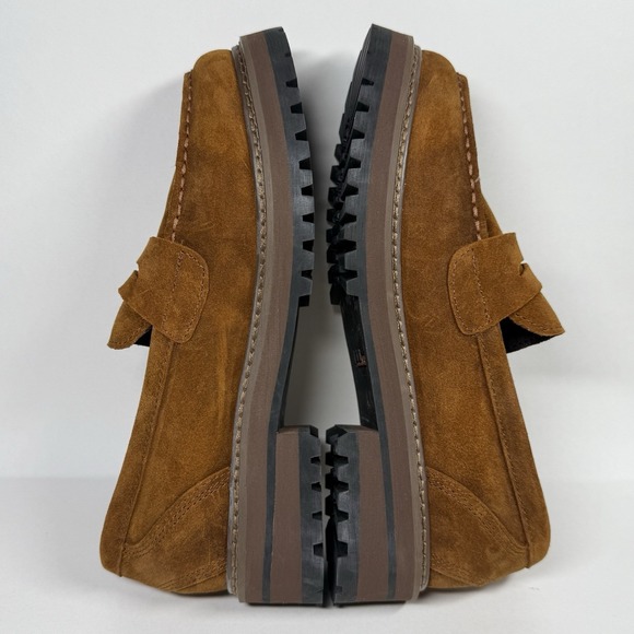 NEW L.L. Bean Women's Size 6.5 M Brown Suede Camden Hill Penny‎ Loafer Shoes - Picture 8 of 12